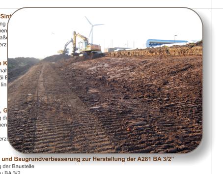 Bagger auf einem Sandhgel